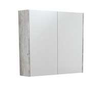 Fienza 750 Mirror Cabinet with Industrial Side Panels PSC750X