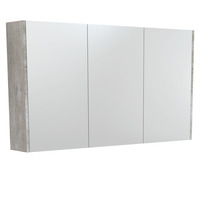 Fienza 1200 Mirror Cabinet with Industrial Side Panels PSC1200X