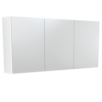 Fienza 1500 Mirror Cabinet with Satin White Side Panels PSC1500MW