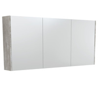 Fienza 1500 Mirror Cabinet with Industrial Side Panels PSC1500X