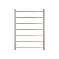 Radiant Heated Towel Ladder 7 Bar Electronic Clothes Towel Warmer 600 x 800mm Brushed Nickel BN-RTR01
