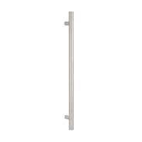 Radiant Non Heated Single Towel Vertical Round Bar 950mm x 40mm Cool Brushed Nickel NH-CBN-VTR-950