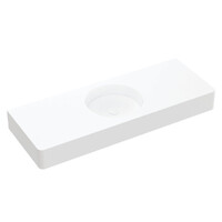 Fienza Encanto 1200 Solid Surface Wall Hung Basin Centre Bowl No Tap Hole Matte White CSB11-120-0