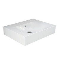 Fienza RAK DES 61 Wall Hung Basin No Tap Hole 610mm x 460mm White 06100AWHA