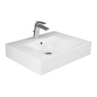 Fienza RAK DES 61 Wall Hung Basin One Tap Hole 610mm x 460mm White 06101AWHA