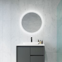 Remer Sphere LED Mirror with Touch Sensor 600mm Round Frameless S60