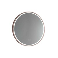 Remer Sphere LED Mirror with Touch Sensor 600mm Round Cuban Bronze S60-CB