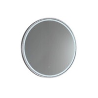 Remer Sphere LED Mirror with Touch Sensor 800mm Round Georgian Metal S80-GM