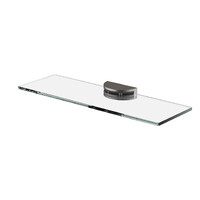 Phoenix Tapware Vivid MKII Glass Shelf 300mm Brushed Carbon 146-8600-31