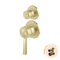 Phoenix Tapware Wiltern SwitchMix Shower / Bath Diverter Mixer (Fit-Off Kit Only) Lead Free Brushed Gold 144-2940-12-1