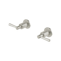 Phoenix Tapware Wiltern Wall Top Assemblies 15mm Extended Spindles Lead Free Brushed Nickel 144-0671-40-1