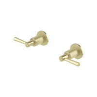 Phoenix Tapware Wiltern Wall Top Assemblies 15mm Extended Spindles Lead Free Brushed Gold 144-0671-12-1