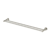 Phoenix Tapware Wiltern Double Towel Rail 800mm Brushed Nickel 144-8130-40