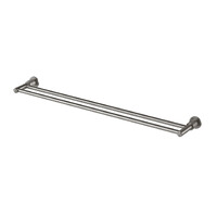 Phoenix Tapware Wiltern Double Towel Rail 800mm Brushed Carbon 144-8130-31