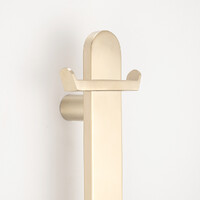 Ring Hook Accessory for Flat Vertical Rails Warm Brushed Nickel (for use with Vertical Flat Bar WBN-FVTR-930) Radiant WBN-FVTR-HOOK