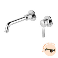 Phoenix Tapware Wiltern SwitchMix Wall Basin / Bath Mixer Set 190mm (Fit-Off Kit Only) 144-2812-00-1