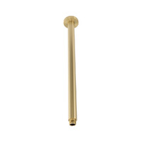 Bathroom Shower Ceiling Arm 450mm Brushed Bronze Brasshards Mixx Matcha 11RSD02Z