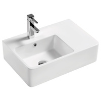 Fienza Delta Care Left Hand Wall Hung Basin One Tap Hole 575mm x 400mm RB2275L