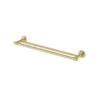 Phoenix Tapware Vivid MKII Double Towel Rail 600mm Brushed Gold 146-8110-12