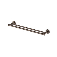 Phoenix Tapware Vivid MKII Double Towel Rail 600mm Brushed Bronze 146-8110-24