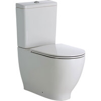 Fienza RAK Moon Back to Wall Toilet Suite S-Trap 90-140 Slim Seat 473546WA