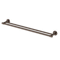 Phoenix Tapware Vivid MKII Double Towel Rail 800mm Brushed Bronze 146-8130-24