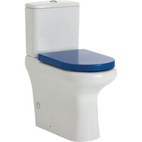 Fienza Compact Back to Wall Toilet Suite S-Trap 70-160 Blue Seat 345122UA