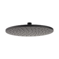 Matcha Brass Shower Head 300Mm Matt Black Brasshards 11RSH06ML