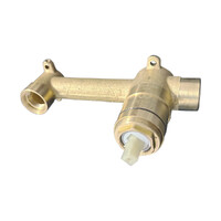 Mixx Basix Universal Wall Plate Mixer Body Brasshards 11SL105