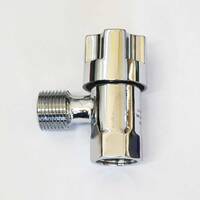Monopoly Toilet Cistern Bathroom Stops Quarter Turn Tap Set Right Angle Brass Taps 70mm Long MT15