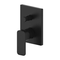 Lily Shower Diverter Mixer Matt Black Brasshards 11SL284M