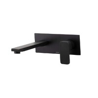 Lily Wall Plate Mixer Trim Kit Matt Black Brasshards 11SL285MT