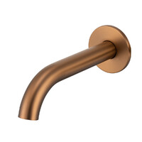 Anise Wall Basin Spout 180Mm Brushed Bronze Lead Free Brasshards 11SL701ZLF