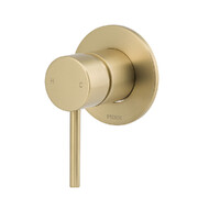 Anise Shower Mixer Trim Kit (80Mm Backplate) Brushed Gold Brasshards 11SL752AT8