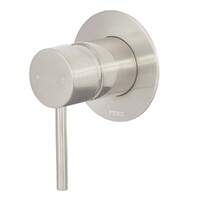 Anise Shower Mixer Trim Kit (80Mm Backplate) Brushed Nickel Brasshards 11SL752BT8