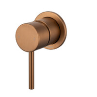 Anise Shower Mixer Trim Kit (60Mm Backplate) Brushed Bronze Brasshards 11SL752ZT