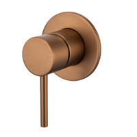 Anise Shower Mixer Trim Kit (80Mm Backplate) Brushed Bronze Brasshards 11SL752ZT8