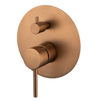 Anise Shower Diverter Mixer Brushed Bronze Lead Free Brasshards 11SL754ZF