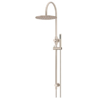 Meir Round Gooseneck Shower Set Single Function Hand Shower 300mm Rose Champagne MZ0906-R-CH