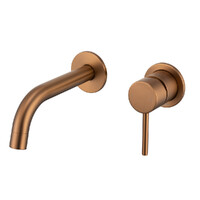 Anise Dual Wall Plate Mixer Brushed Bronze Lead Free Brasshards 11SL755ZLEF