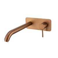 Anise Wall Tub Mixer Brushed Bronze Lead Free Brasshards 11SL756ZF