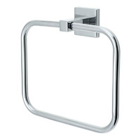 Virtu Cubit Towel Ring Chrome 8821C