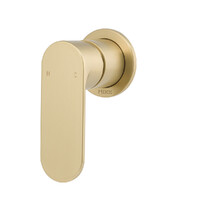 Saffron Shower Mixer Trim Kit (60Mm Backplate) Brushed Gold Brasshards 11SL952AT