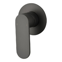 Saffron Shower Mixer Trim Kit (80Mm Backplate) Gun Metal Brasshards 11SL952GT8