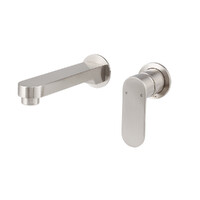 Saffron Dual Wall Plate Mixer Trim Kit Brushed Nickel Lead Free Brasshards 11SL955BTEF