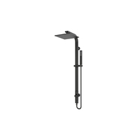 Nero Tapware Rain Square Shower Set Single Hose Matte Black NR281305cMB