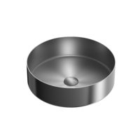 Nero Tapware Opal Stainless Steel Basin Graphite NRB400rGR