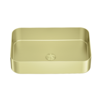 Nero Tapware Opal Stainless Steel Basin Brushed Gold NRB3450BG