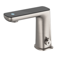 Nero Tapware Sensor Mixer Basin Tap Temperature Control Hands Free Brushed Nickel NR222101BN