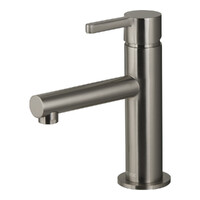 Aloe Basin Mixer Brushed Nickel Brasshards 11SL970BL